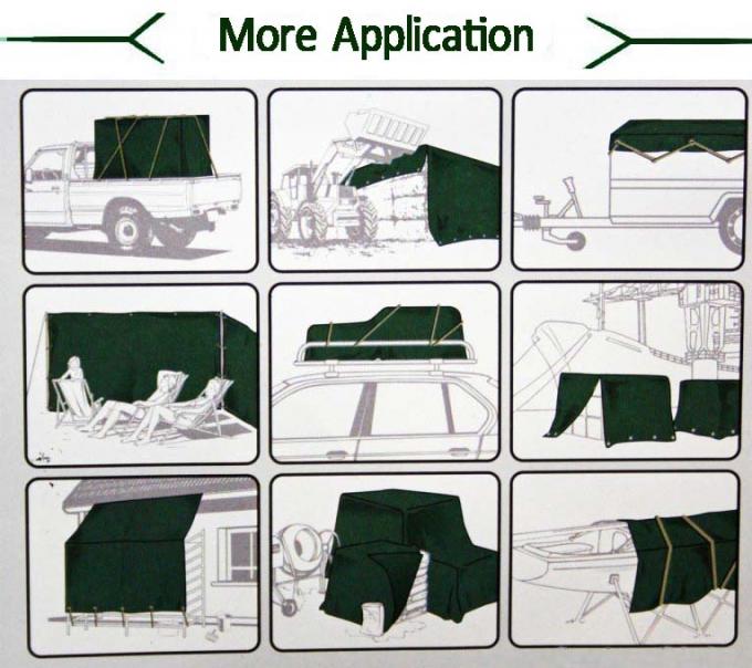 revestido material del PVC 250gsm-1000gsm/laminó la lona para la