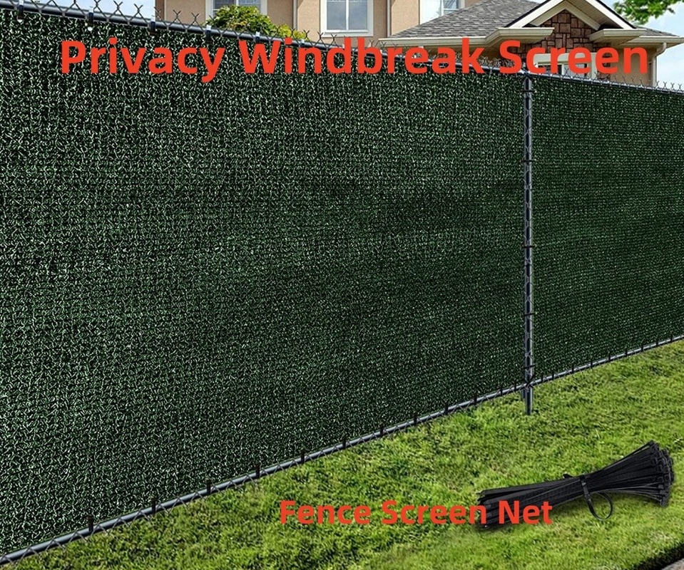 1.2m,1.5m,1.8m,2m Width Shade Net Plastic Raschel Mesh  Privacy Fence Screen