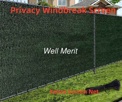 1.2 m,1.5m,1.8m,2m de ancho de sombra de la red de plástico Raschel malla de privacidad de la cerca de pantalla